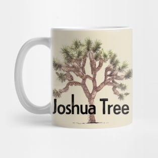 Joshua Tree Emblem - Classic California Desert Flora Art Mug